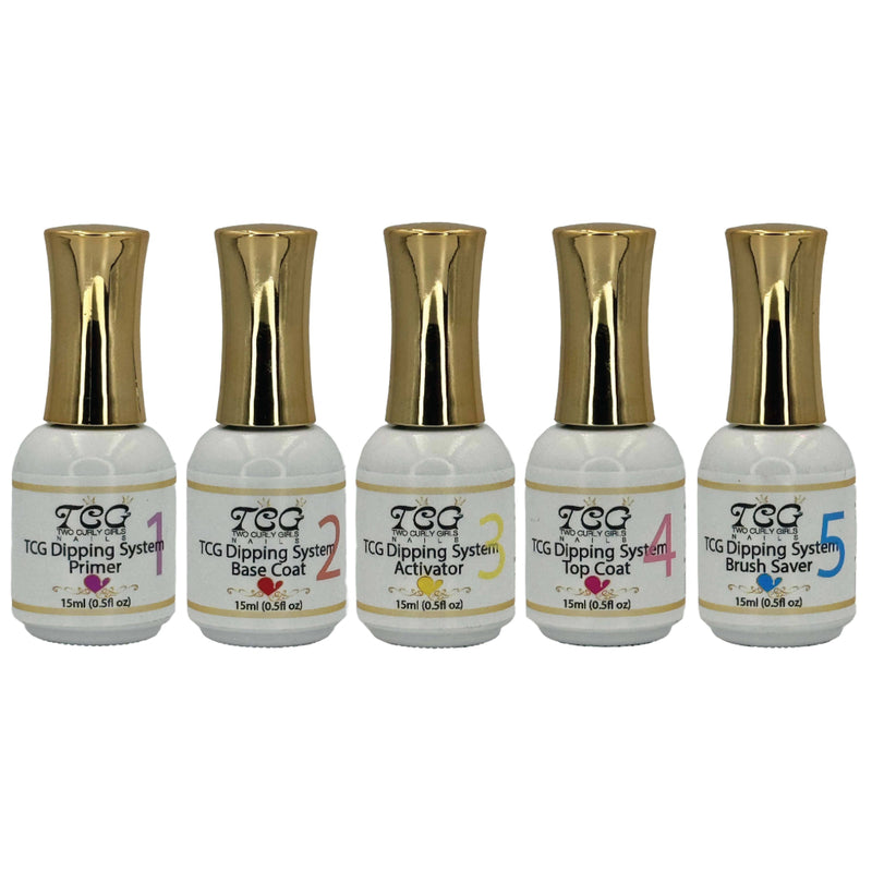 TCG Dip Powder Liquid Set 15ml | Nail Prep & Bonding Primer NZ