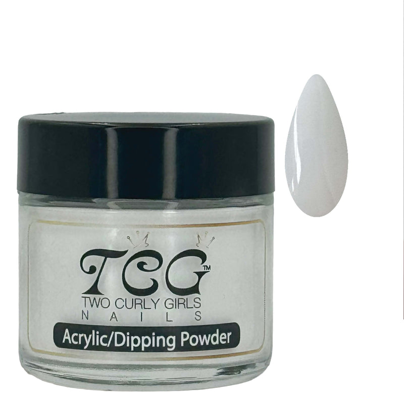 White Acrylic & Dip Powder 40g | TCG Nail Powder NZ