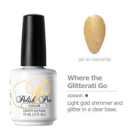 Where The Glitterati Go Gel Polish REDUCED TO CLEAR - NSI NZ Ltd