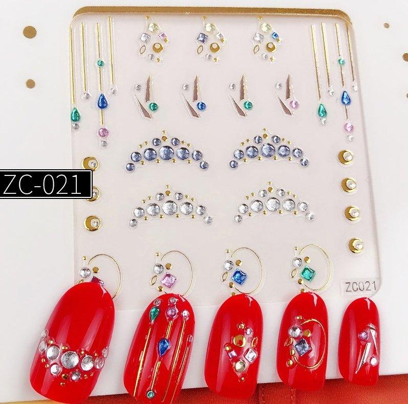 ZC021 Nail Gem Sticker - NSI NZ Ltd